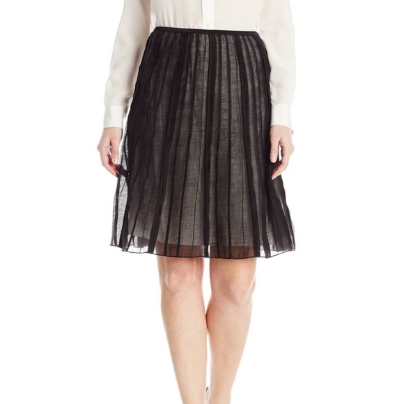 NIC+ZOE Dresses & Skirts - Nic + Zoe Batiste Sheer Pleated Skirt